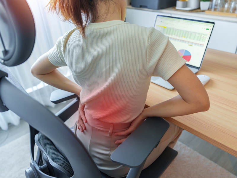 Lesiones por malas posturas corporales en el trabajo